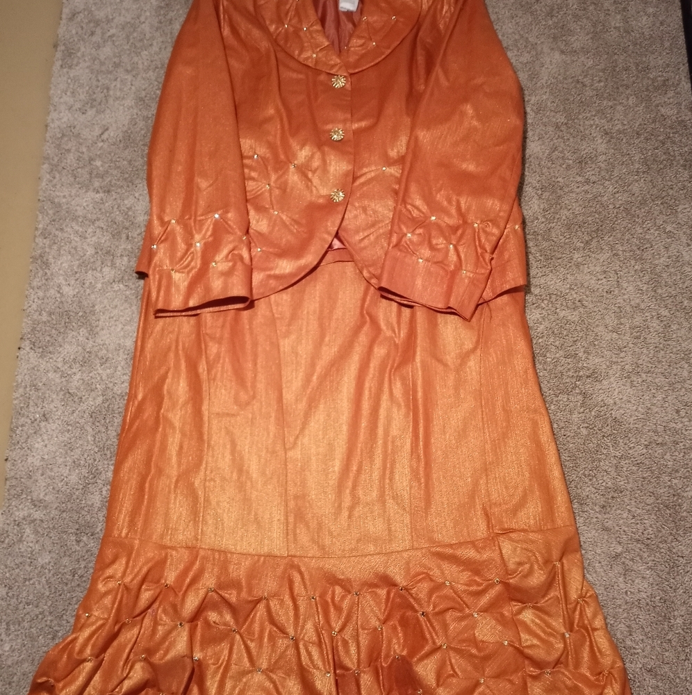 Odelia Denium Skirt Suit